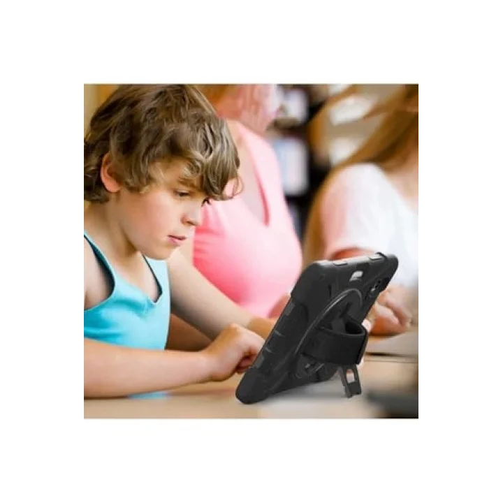 iPad Mini ile Uyumlu 2021 (6.Nesil) SBT Defender Tablet Silikon - Siyah
