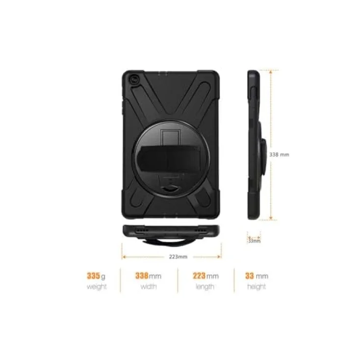 iPad Mini ile Uyumlu 4 Defender Tablet Silikon - Siyah