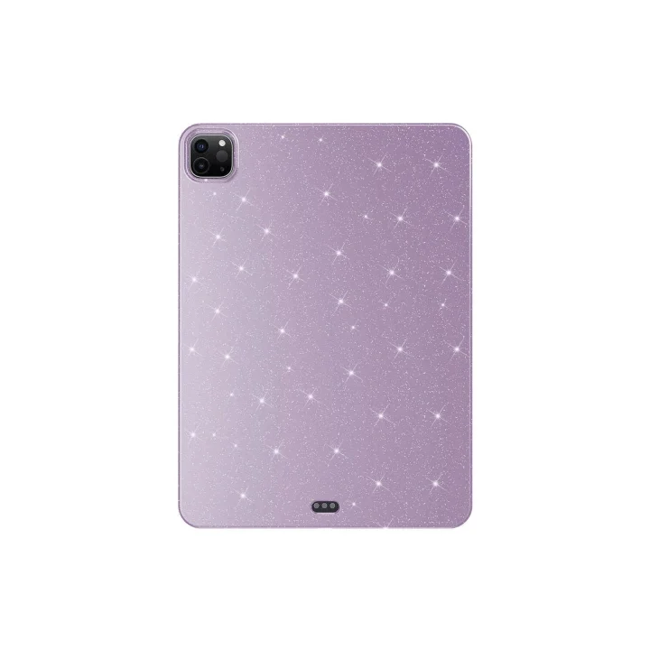 iPad Pro 11 2018 Simli Parlak Görünümlü ile Uyumlu SBT Tablet Koton Kılıf-Siyah - Beyaz 1