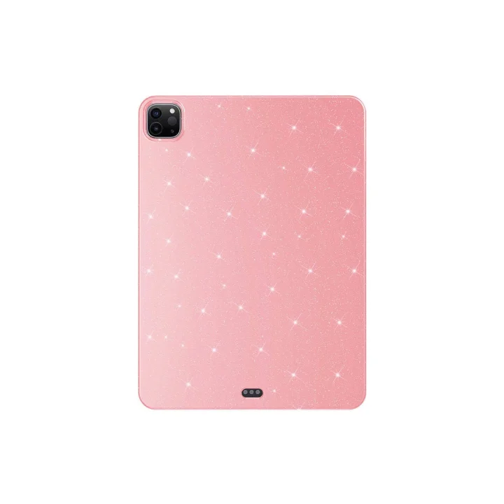 iPad Pro 11 2020 (2.Nesil) Simli Parlak Görünümlü ile Uyumlu Tablet Koton Kılıf-Gümüş 4