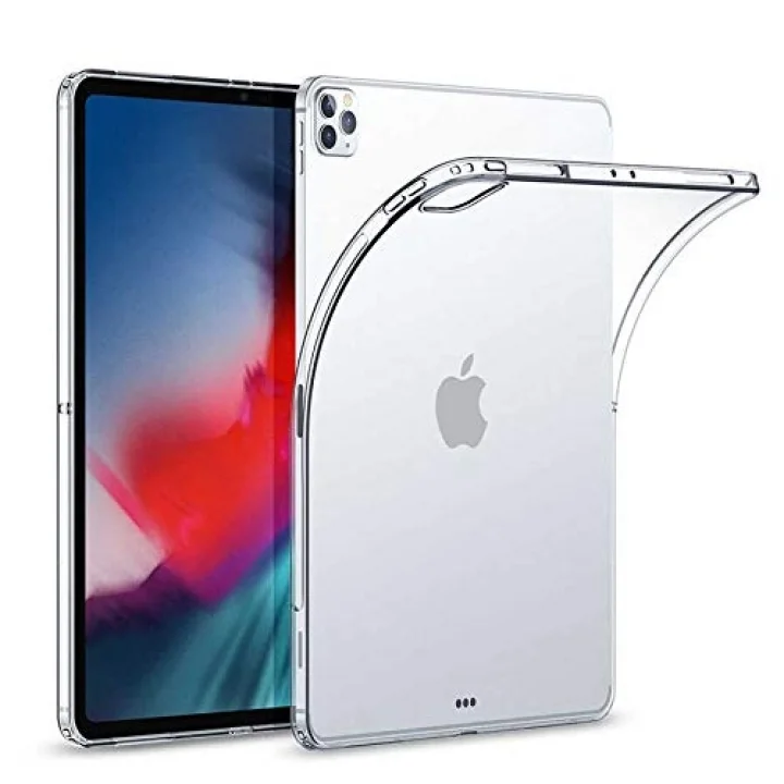 iPad Pro 11 3. Nesil ile uyumlu Kılıf Tablet Hibrit Silikon Case A2377 A2459 A2301 A2460 Renksiz