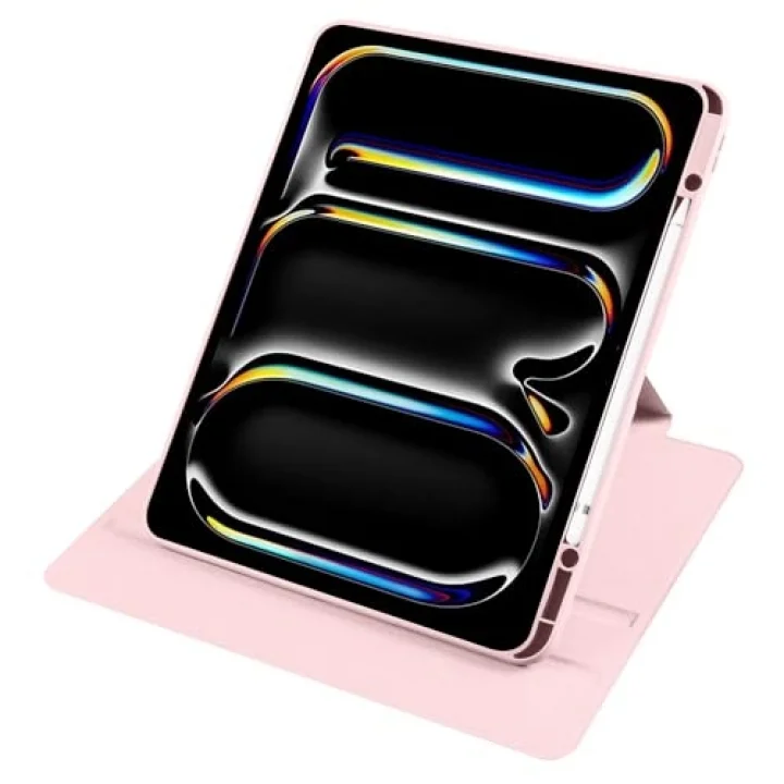 iPad Pro 11inç M4/M5 ile uyumlu Kılıf Termik Kalem Bölmeli Dönebilen Standlı Case 2024/2025