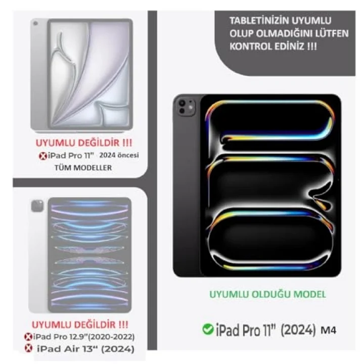 iPad Pro 11inç M4/M5 ile uyumlu Tablet Nano Ekran Koruyucu 2024/2025