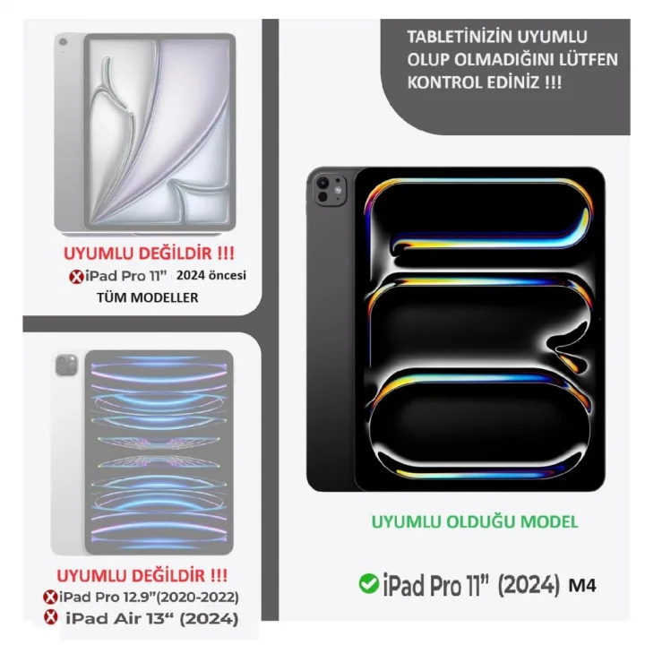 iPad Pro 11inç M4/M5 ile uyumlu Tablet Nano Ekran Koruyucu 2024/2025