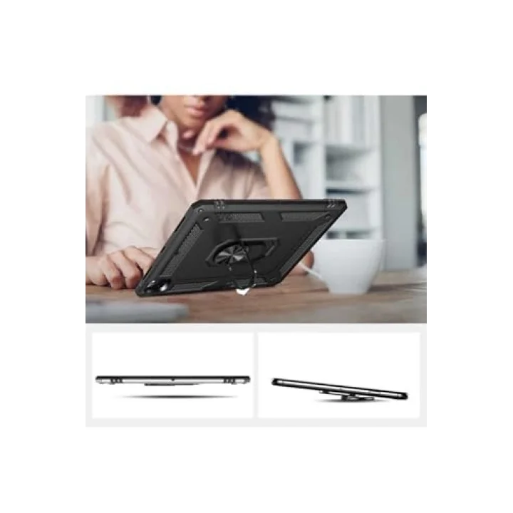 iPad Pro 12.9 2020 (4.Nesil) - ile Uyumlu ile Uyumlu STSR Tablet Vega Kapak-Kırmızı