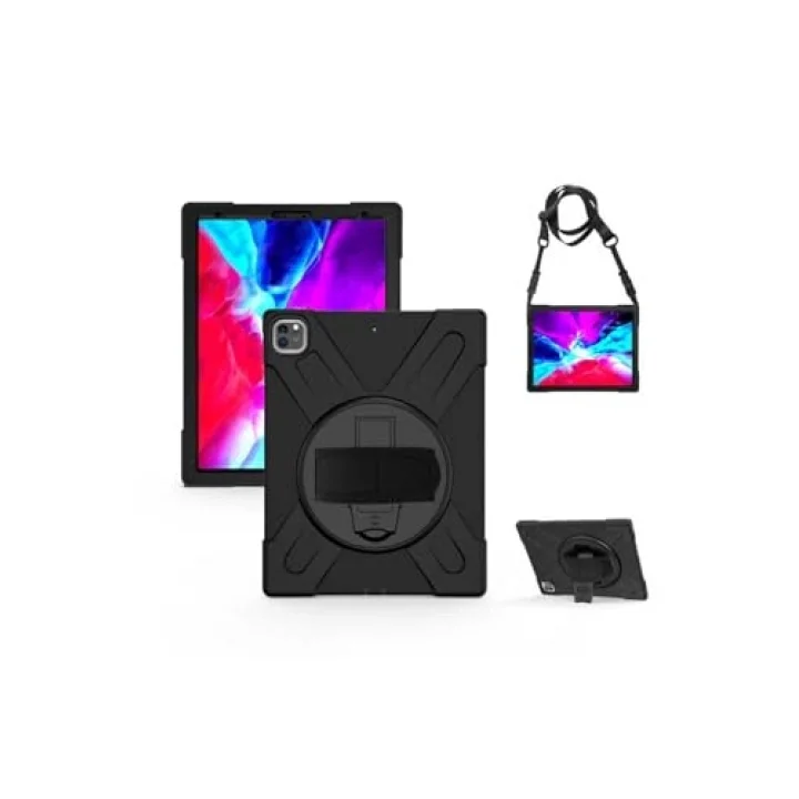 iPad Pro 12.9 2020 (4.Nesil) SBT Defender Tablet Silikon - Siyah