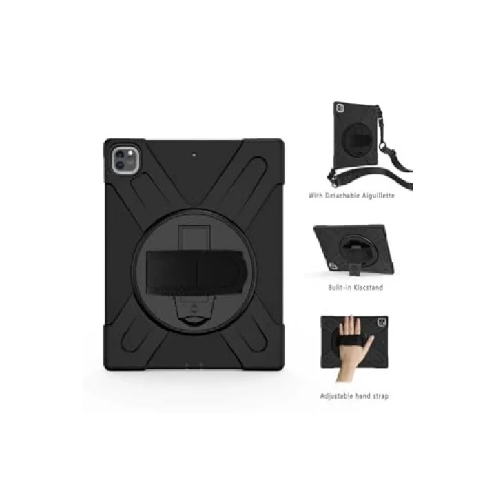 iPad Pro 12.9 2020 (4.Nesil) SBT Defender Tablet Silikon - Siyah