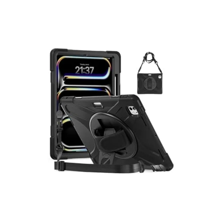 iPad Pro 13 2024 Defender Tablet Silikon - Siyah