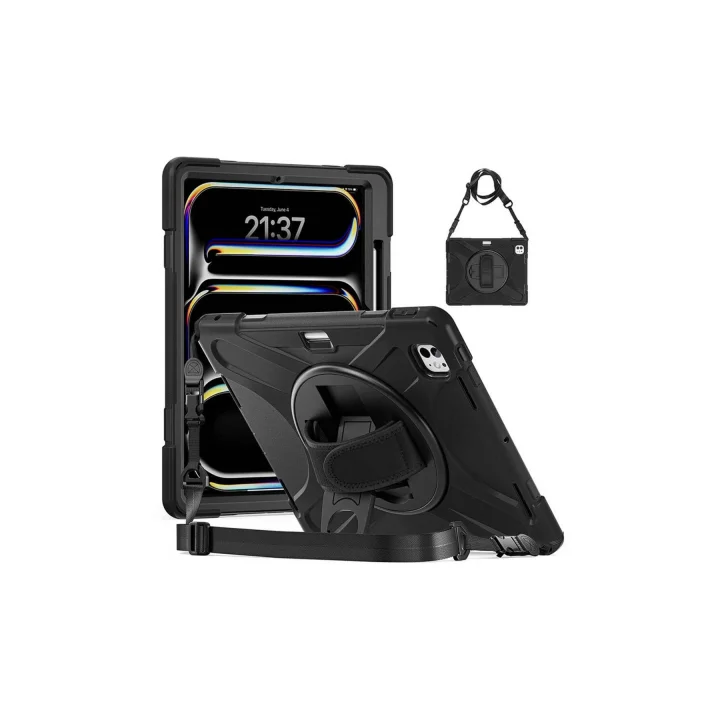 iPad Pro 13 2024 Defender Tablet Silikon - Siyah