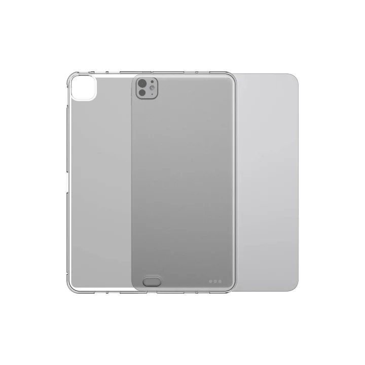 iPad Pro 13 2024 Kılıf Tablet Süper Silikon Kapak - Şeffaf