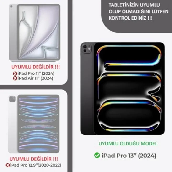 iPad Pro 13inç M4/M5 ile uyumlu Tablet Nano Ekran Koruyucu 2024/2025