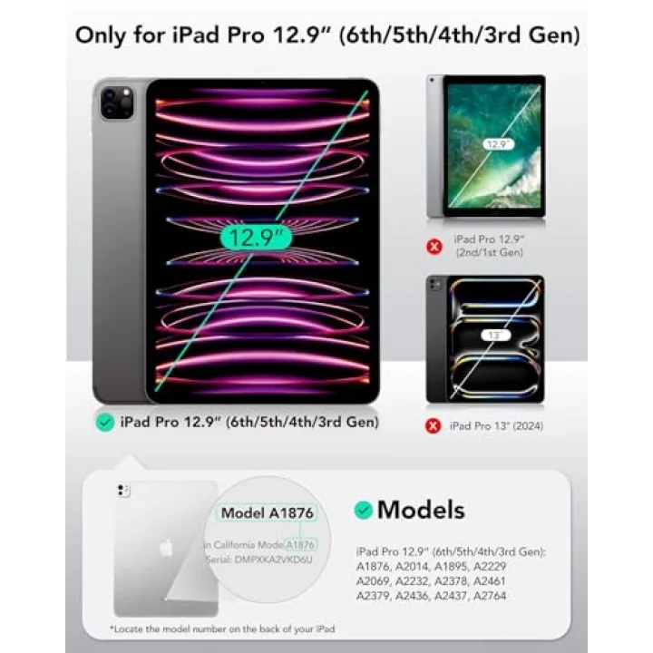 iPad Pro Temperli Cam Ekran Koruyucu (12.9 inç)(2. Nesil)(2 Adet)