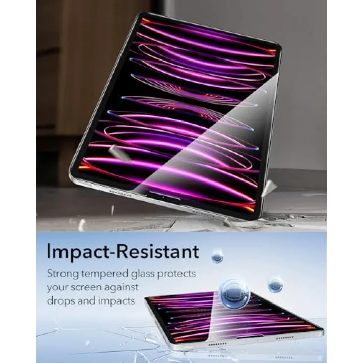 iPad Pro Temperli Cam Ekran Koruyucu (12.9 inç)(2. Nesil)(2 Adet)