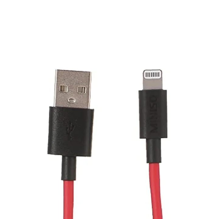 Iphone Hızlı Şarj Ve Veri Kablosu 1M - Kırmızı