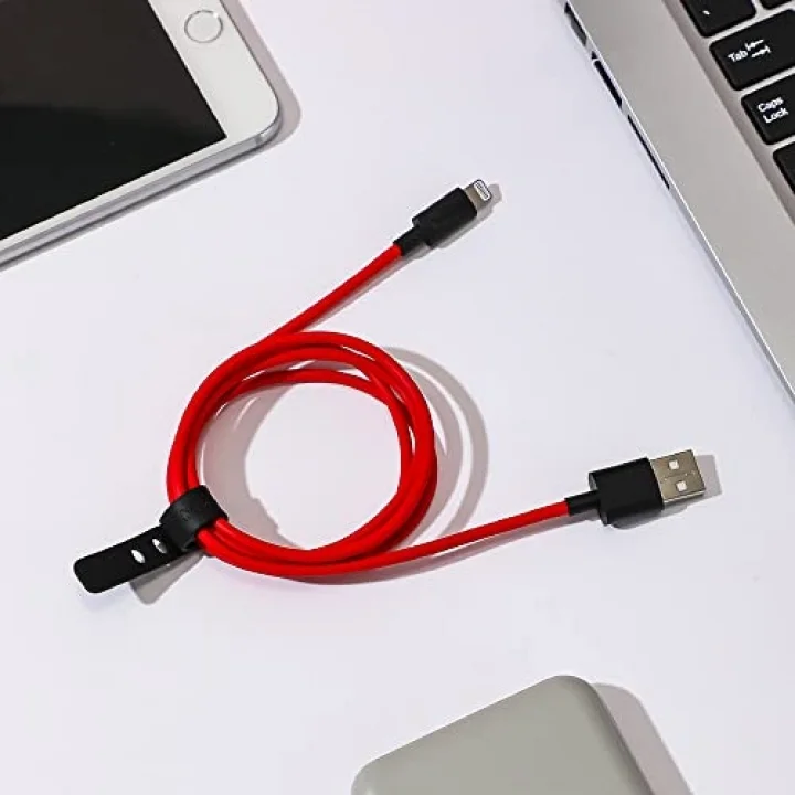 Iphone Hızlı Şarj Ve Veri Kablosu 1M - Kırmızı