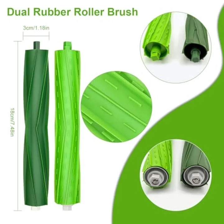 iRobot Roomba i7 i7+ i3 i3 + i4 i4+ i6 i6+ i8 i8+ E5 E6 E7 için 3 set fırça yedek parça