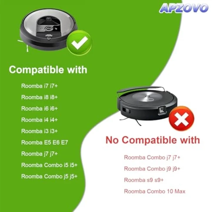 iRobot Roomba i7 i7+ i3 i3 + i4 i4+ i6 i6+ i8 i8+ E5 E6 E7 için 3 set fırça yedek parça