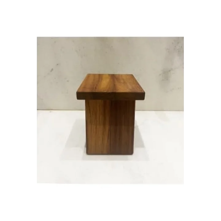 Iroko Ahşap Banyo Taburesi Oturak Step Tool (L)