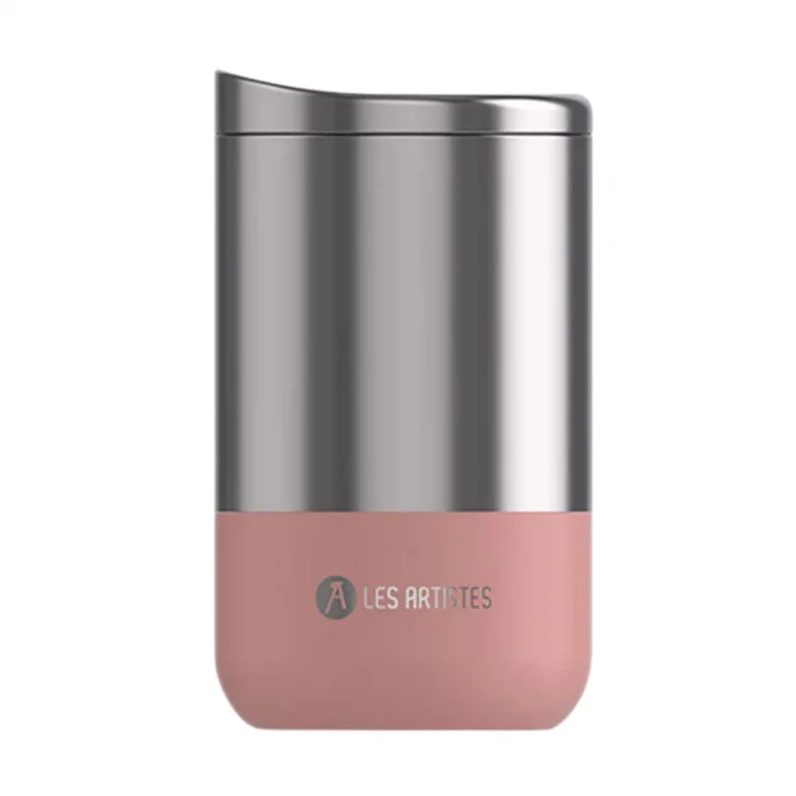 Isı Yalıtımlı Çelik Termos Mug 350ML Split Pink 3+ Yaş Pembe