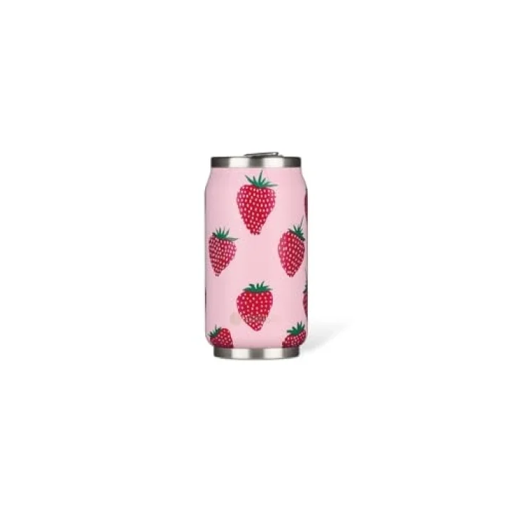 Isı Yalıtımlı Kutu Çelik Termos Matara 280ML Strawberry