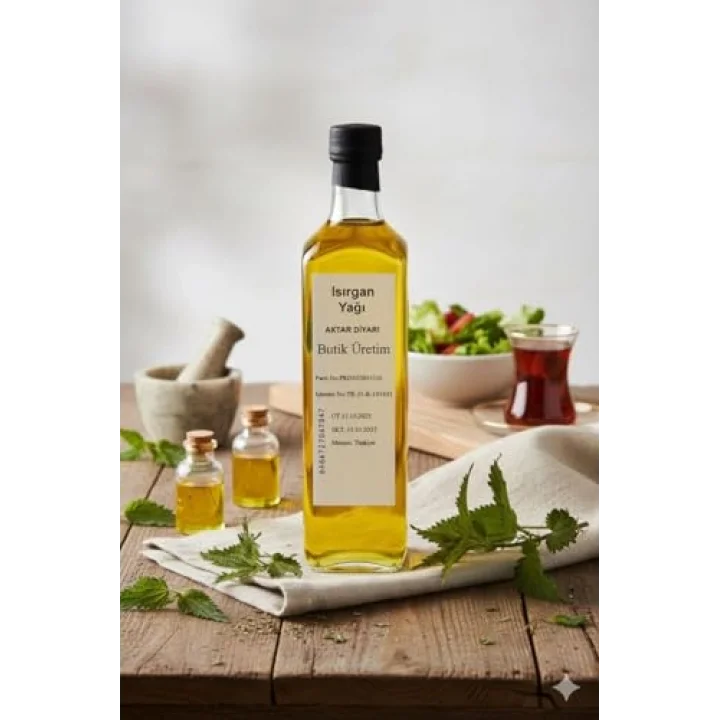 Isırgan Yağı 1000 ML - Bitkisel Yağ, BTY-ADY42707