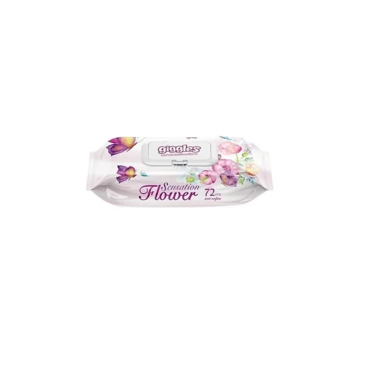 Islak Havlu 72li Sensation Flower 1 Paket