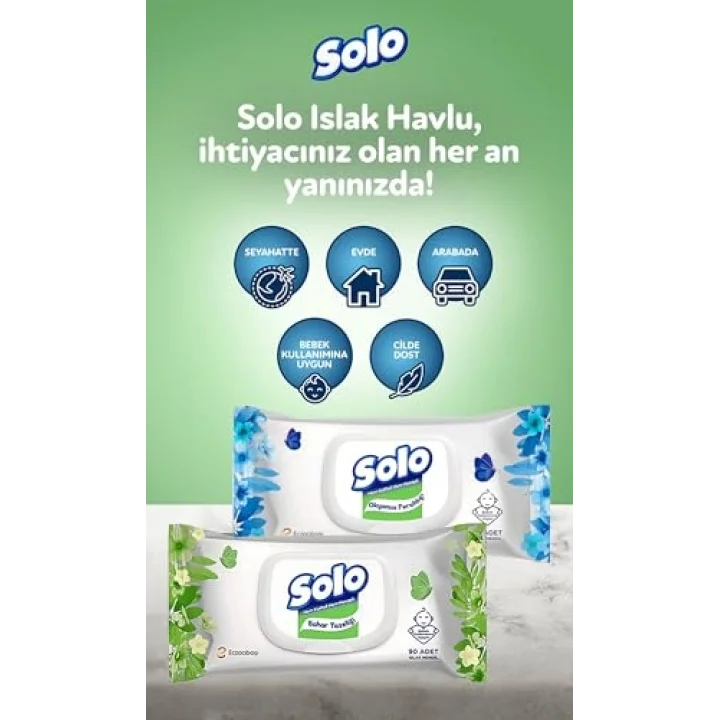 Islak Havlu Kapaklı 90 Yaprak