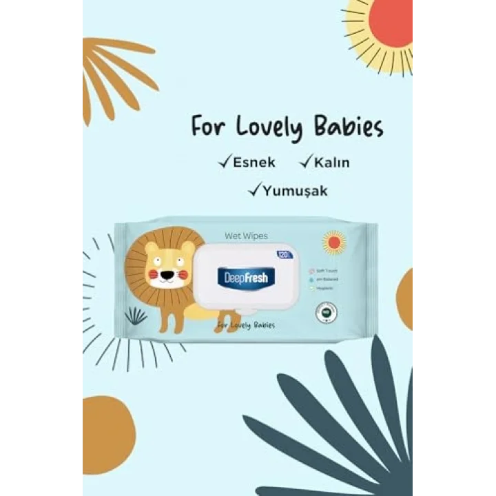 Islak Mendil Lovely Babies Aslan 120 Yaprak