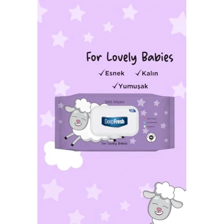 Islak Mendil Lovely Babies Kuzu 120 Yaprak