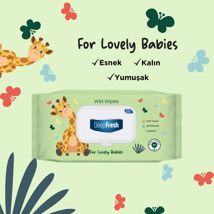 Islak Mendil Lovely Babies Zürafa 120 Yaprak