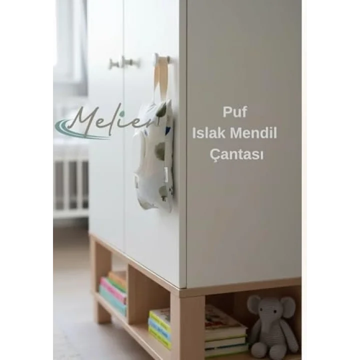 Islak Mendil Saklama Çantası Evde, Arabada, İşte, Seyahatte ve Bebek Arabasında Islak Mendil Kutusu (Renk 2, 24 Cm)