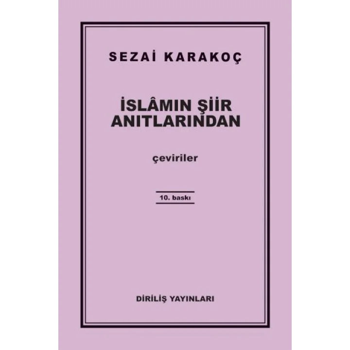 İslamın Şiir Anıtlarından