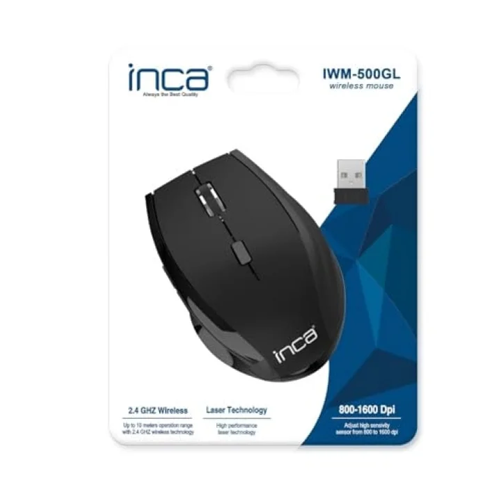 Iwm-500Gl Nano Laser Kablosuz Mouse, 2.4Ghz 800-1600Dpi