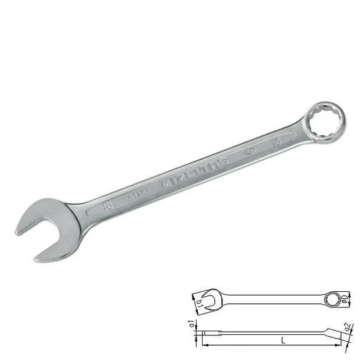 Mey İthalat® İzeltaş 0320 Kombine Anahtar 12 mm Kısa Boy