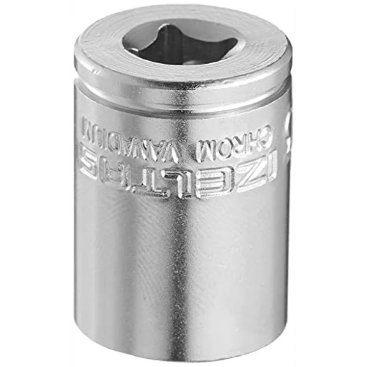 Izeltaş 1107060013 1/4 Altı Köşe Lokma Anahtar, Krom, 13 mm