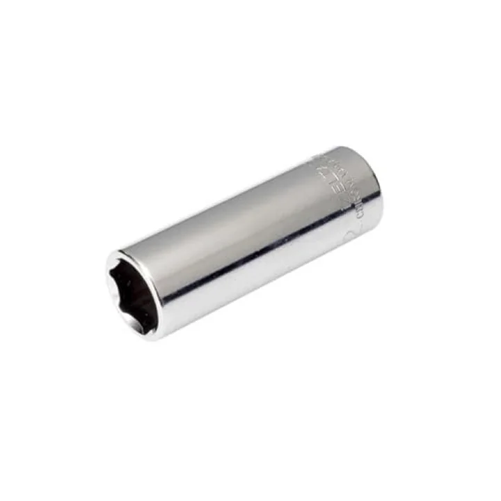 Izeltaş 1107064013 1/4 Altı Köşe Derin Lokma Anahtar, Krom, 13 Mm