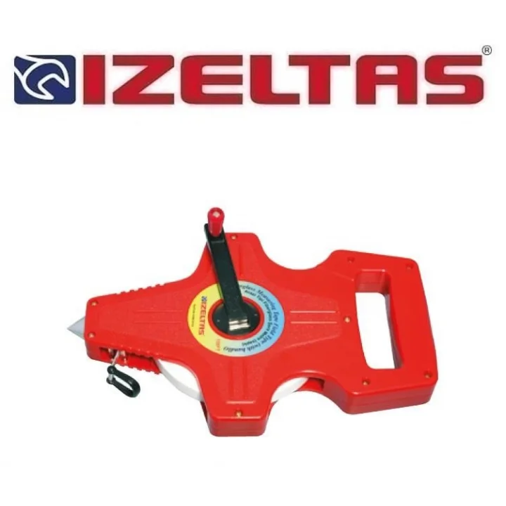 Mey İthalat® İzeltaş 30 Metre Arazi Tip Saplı Şerit Metre