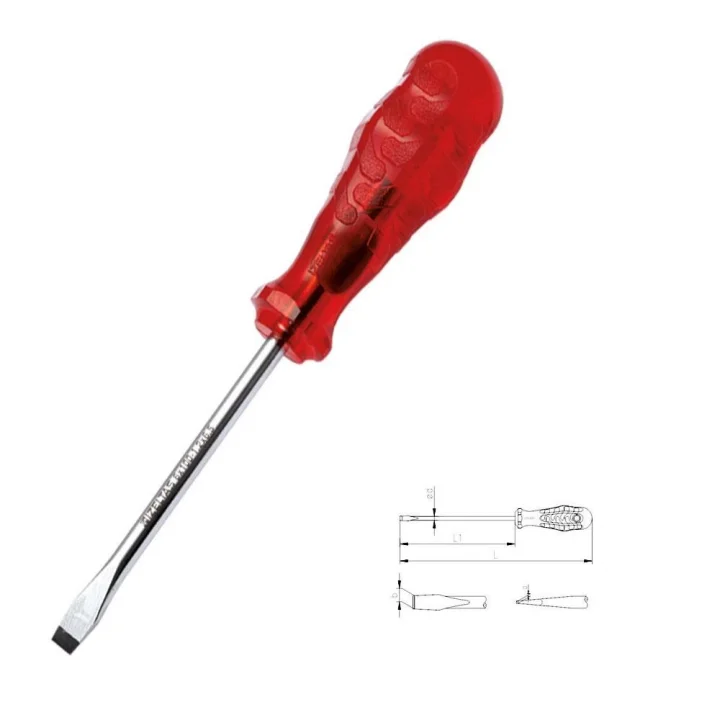 Mey İthalat® İzeltaş 4100 Kraft Düz Uçlu Tornavida 6X175