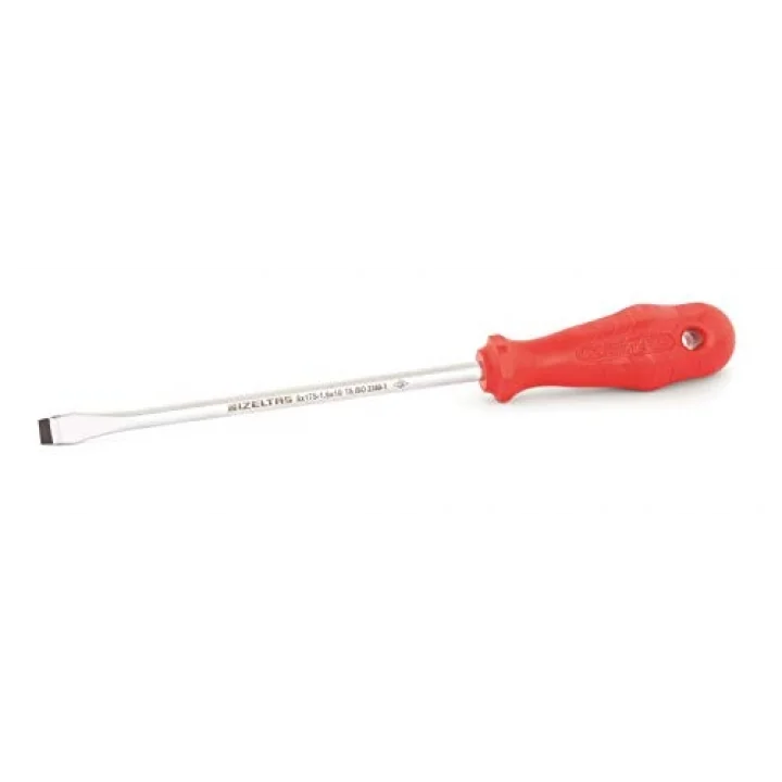 Izeltaş 4320184580 Rod Seri Yıldız Uçlu Tornavida, Kırmızı, 4.5 X 80 Mm