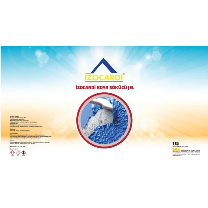 Mey İthalat® İzocardi Boya Sökücü Jel 1 Kg