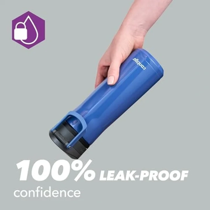 Jackson Autopop Soğuk Su Termosu 590 mL Siyah