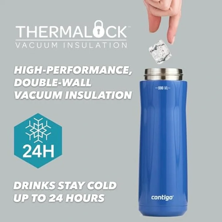 Jackson Autopop Soğuk Su Termosu 590 mL Siyah