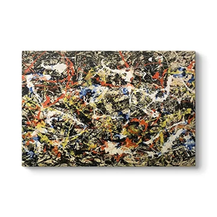Jackson Pollock - Yakınsama Kanvas Tablo 125 x 80