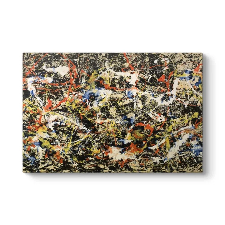 Jackson Pollock - Yakınsama Kanvas Tablo 125 x 80