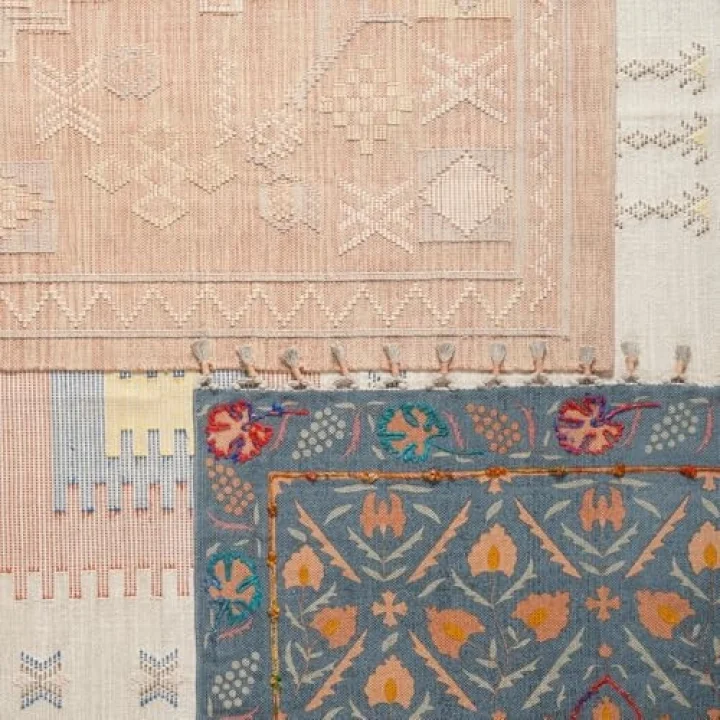 Jaıpur Pembe Pamuk Kilim 80x150 Cm
