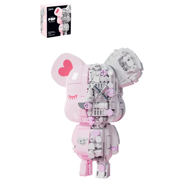 Jaki Maker Pop Mıknatıs Ayı -JK6250-2(546 Parça) Oyuncak Yapım Seti