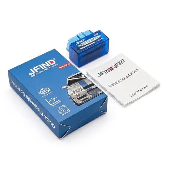 JF327 OBDII Scanner Çiftanakartlı 5.1 PIC18F25K80 Çipli Bluetooth Arıza Tespit Cihazı Ios/Android/Windows Torque Pro Car Scanner/Ddt4all