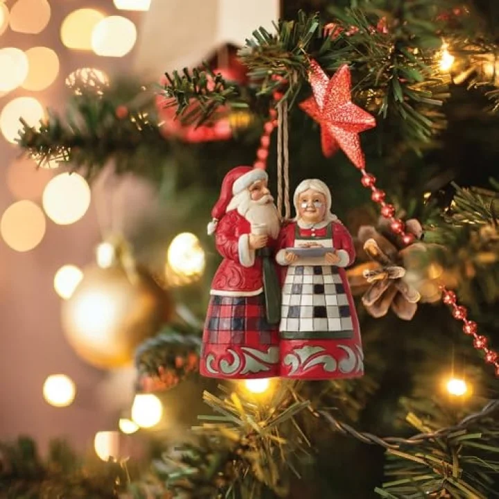 Jim Shore Hg Santa & Mrs. Claus Süsü