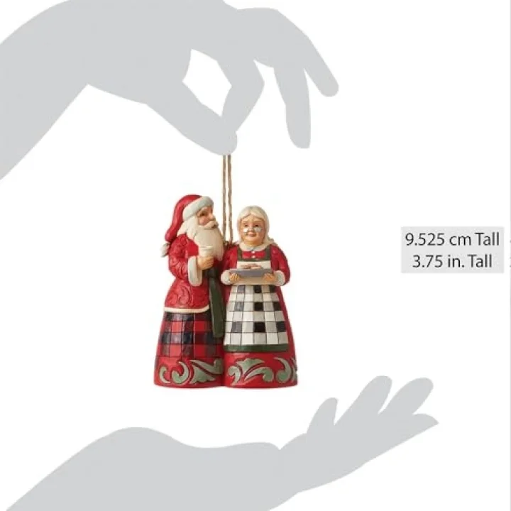 Jim Shore Hg Santa & Mrs. Claus Süsü