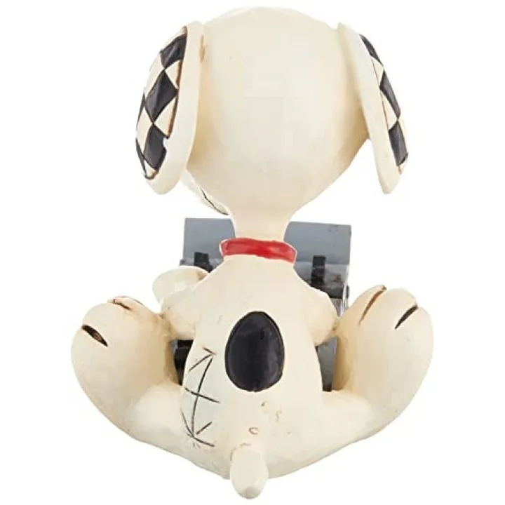 Jim Shore Peanuts Snoopy Yazma Minyatür Heykelcik, 7,5 cm, Çok Renkli